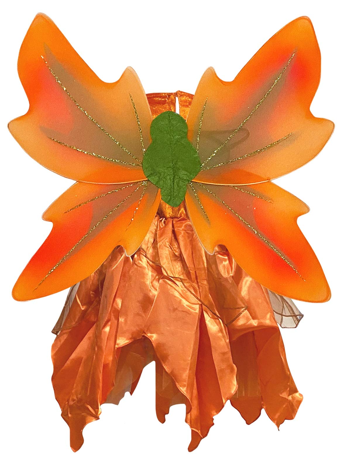 Petitebella Orange Fairy Dress (6-8 Year Girls)