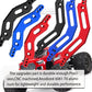 RCarmumb Alloy Front Rear Shock Tower Upgrades Part for 1/10 Big Rock 3S BLX,Granite/Senton 3S BLX(Mega550),1/8 Typhon 3S BLX(Me