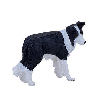 Mojo Border Collie Realistic Domesticated Animal Hand Painted Toy Figurine