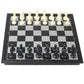 Pedolini Travel Chess Set - Magnetic Portable Folding Board, Medium 9.7 Inch, Plastic Material