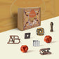 Rlylf 8 Pcs Brain Teaser Puzzles Favor Educational Toys Mind Puzzles Ancient Wooden And Metal 3D Unlock Interlock Iq Puzzles Box