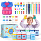 TMOL Washable Finger Paint for Toddlers, 40 PCS Non-Toxic Finger Paints, 10 Vibrant Colors (2fl oz), Baby Paint for Hand and Fee