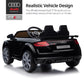 Hikiddo Electric Ride On Car For Kids, Licensed Audi 12V 7Ah Kids Ride-On Toy For Toddlers 3-5 Year Old With Remote, Bluetooth -