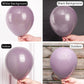 Partywoo Dusky Purple Balloons, 140 Pcs Boho Purple Balloons Different Sizes Pack Of 18 Inch 12 Inch 10 Inch 5 Inch Pale Purple Balloons For Balloon Garland Arch As Party Decorations, Purple-F29