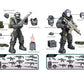 YEIBOBO ! Special Forces Mini Action Figure with Military  and Accessories (Flying Tigers Team XJ-822)