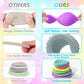 Sensory Fidget Toys For Kids Adults, 12Pcs Silicone Worry Stone, Textured Sensory Stones For Autism Adhd Kids Calming, Classroom Prizes Sensory Toys - Gifts Christmas Stocking Stuffers For Kids