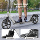 Wayplus Kick Scooter For Teens & Adults. Max Load 240 Lbs. Foldable, Lightweight, 9   Big Wheels, 4 Adjustable Level. Bearing Ab