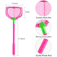 Coopay 4 Pieces Kids Fishing Net Catching Bug Nets Fish Butterfly Nets Beach Toys For Kids Outdoor Playing (Blue, Rose Red)