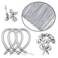 Silver Metallic 260Q Long Balloons 100 Pack Silver Modeling Long Magic Balloons Shiny Latex Diy Animal Balloon For Birthday Wedd
