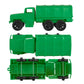 TimMee Plastic Army Men Trucks - Green M34 Deuce and a Half Cargo Vehicles US Made