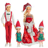 Chioldilly Interactive Family Toy Fun Action Figures Set, Imaginative Educational Family Doll Play, For Kids 3+(Editions C)
