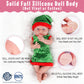 Vollence 16 inch Full Silicone Baby Doll That Look Real,Real Lifelike Reborn Newborn Babies for 3+ Year Old Girls Kids -Boy