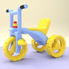Lifelong Cuppy Flyer Tricycle For Kids Upto 3 Yrs | Comfortable Seat With Backrest, Anti-Skid Wheels | Easy Grip Handle & In-Bui