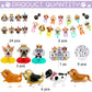 39 Pcs Dog Birthday Decorations Dog Birthday Party Supplies Puppy Party Favors, 2 Pcs Happy Birthday Banner 3 Pcs Birthday Honey