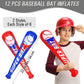 durony 12 Pieces Baseball Bat Inflates 22 Inch Inflatable Baseball Inflates  Baseball Party Supplies  Sports Theme Toy  Birthday Party Decorations