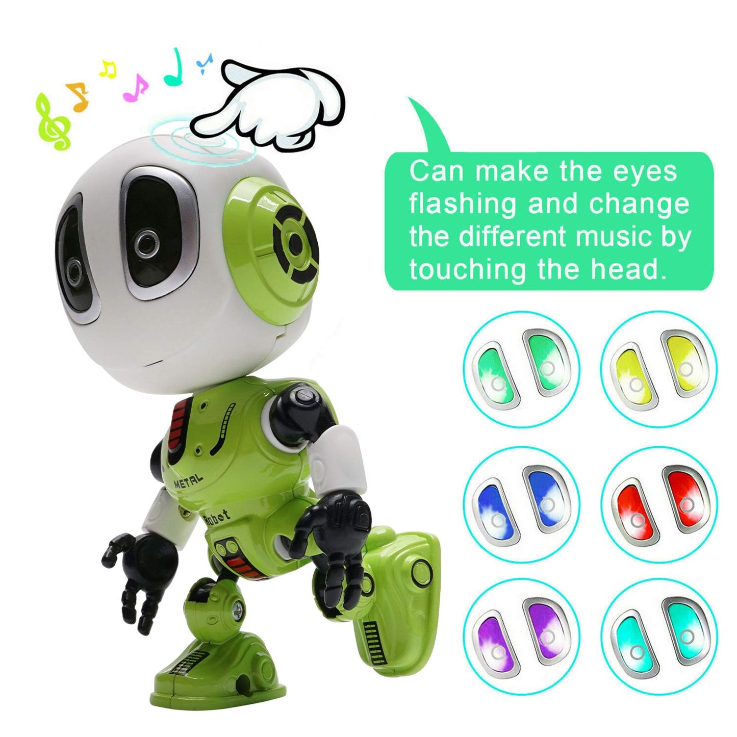Ming Ying 66 Talking Robot For Kids Toys - Mini Robot Toys That Repeats What You Say, Robot Toys For 4 5 6 Year Old Girls And Bo