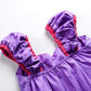 Jerrisapparel Girl Princess Costume Dress For Birthday Party (7-8, Purple With Accessories)