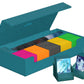 Ultimate Guard Superhive 550+, Deck Case For 550 Double-Sleeved Tcg Cards, Petrol, Compatible With Boulders, Magnetic Closure & Microfiber Lining