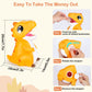 Dinosaur Piggy Bank For Kids Unbreakable Money Coin Bank For Boys Girls With Diy Stickers,Toddler Gifts For Birthday,Easter,Baby