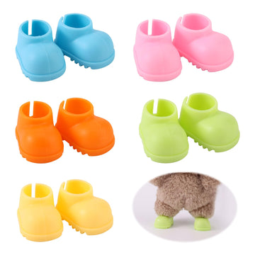 5 Pairs Mini Doll Shoes, Plastic Colorful Cute Tiny Shoes Premium Fashion Outfit Accessories Replacement Suitable For 17Cm Doll