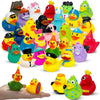 Olah-Olah 30 Pcs Rubber Ducks In Bulk, Jeep Ducks For Ducking, Assorted Rubber Ducks Jeep Ducking - Toddler Baby Bath Toys Assor