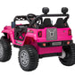 Dakott Kids Ride On Truck With Storage Space, 12V Children'S Electric Car With 2.4G Parental Remote Control, Music, Mp3 Player, Led Lights, Spring Suspension.
