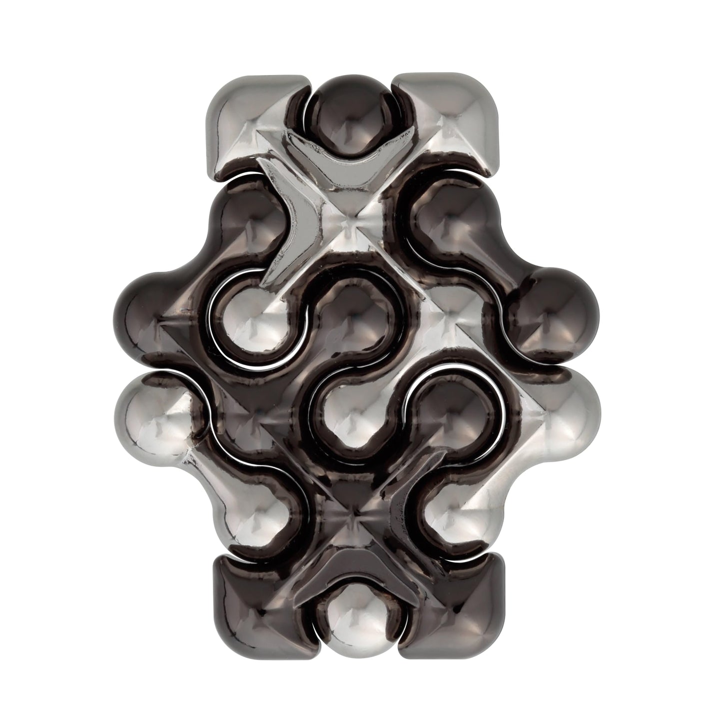 BePuzzled |Dot Hanayama Metal Brainteaser Puzzle Mensa Rated Level 2  for Ages 12 and Up