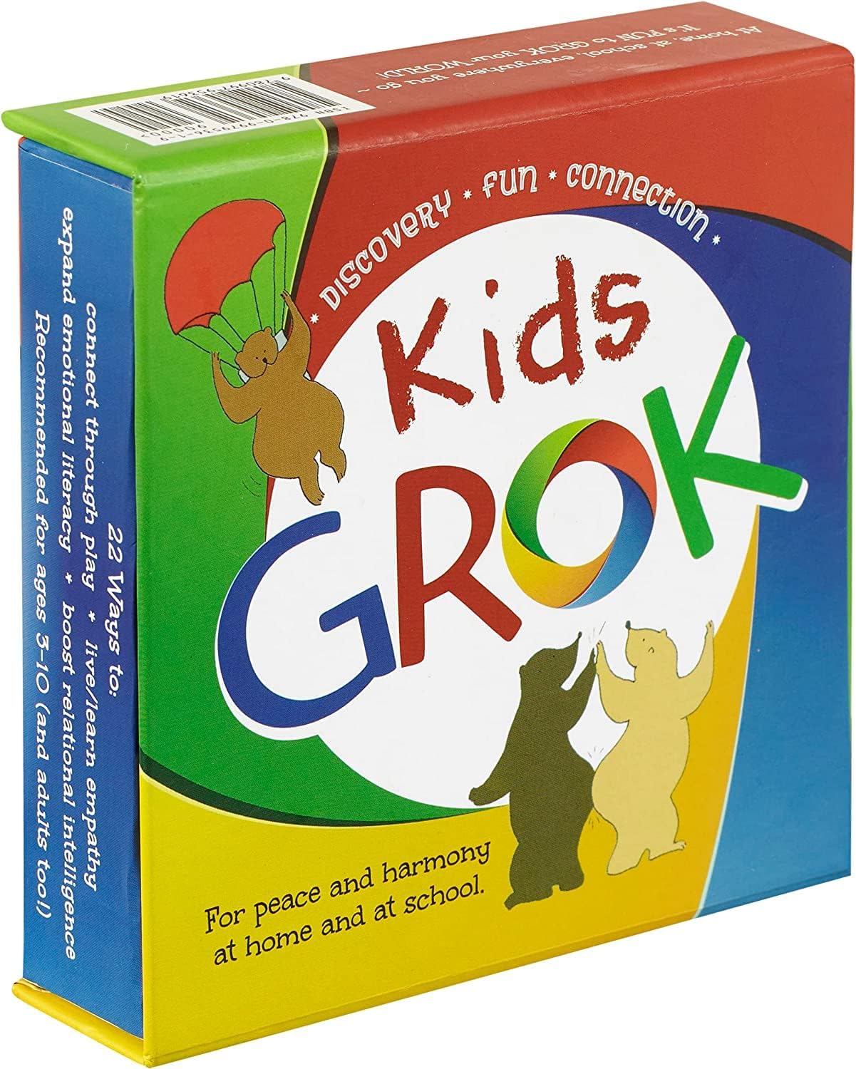 Grok Kids Conversation Cards For Ages 3-10 | Children Play To Learn, Build Confidence, And Express Emotions | Learning Aid For P