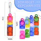 75Pcs Mini Pop Fidget Keychain Toys Easter Basket Stuffers For Kids Mini Pop Bulk Party Favors For Kids 3-5 4-8 Push Popping Bubble Sensory Toy Party Bag Fillers Pop Anti-Anxietyt Toy For Kids Adults