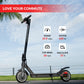 INVANTI E30 Electric Scooter with Smart APP  19.9 Miles Range & 18 MPH  350W Motor  8.5 Solid Tires  Rear Suspension and Turn Signals  Foldable Electric Scooter for mature-themeds and Teens
