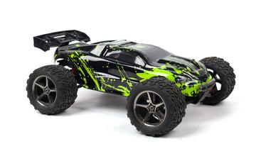SummitLink Compatible Custom Body Muddy Green Over Black Replacement for 1/16 Scale RC Car or Truck (Truck not Included) ERMN-BG