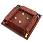 Merrypony Shut The Box Game Wooden 4 Player, 12 Inch Close The Box Game Wooden Board Games With 12 Dice, Table Math Games Number