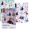 Innovative Designs, Llc Frozen Disney Sticker Book Set, 4 Sheets With 300+ Stickers And 1 Puffy Reusable Sticker Sheet, Decorate Elsa And Anna Sticker Pads, Bulk Cute Stickers For Girls And Boys