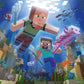 Ravensburger - Minecraft Biomes - 49 Piece Jigsaw Puzzle 3-Pack Set - Pixelated Forests  Oceans & More - Bright  Stunning Imagery - enhanced Quality - Ideal Gift - Screen-Free Fun - Children Age 5+