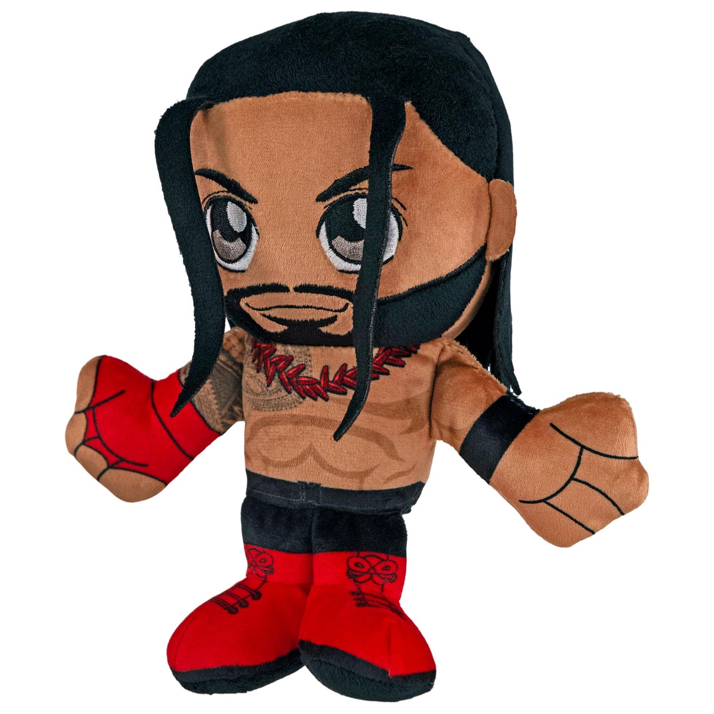 Bleacher Creatures WWE Roman Reigns 8" Plush Toy - Soft Chibi Design, Crystal Velboa Polyester, Perfect for Collectors and Fans
