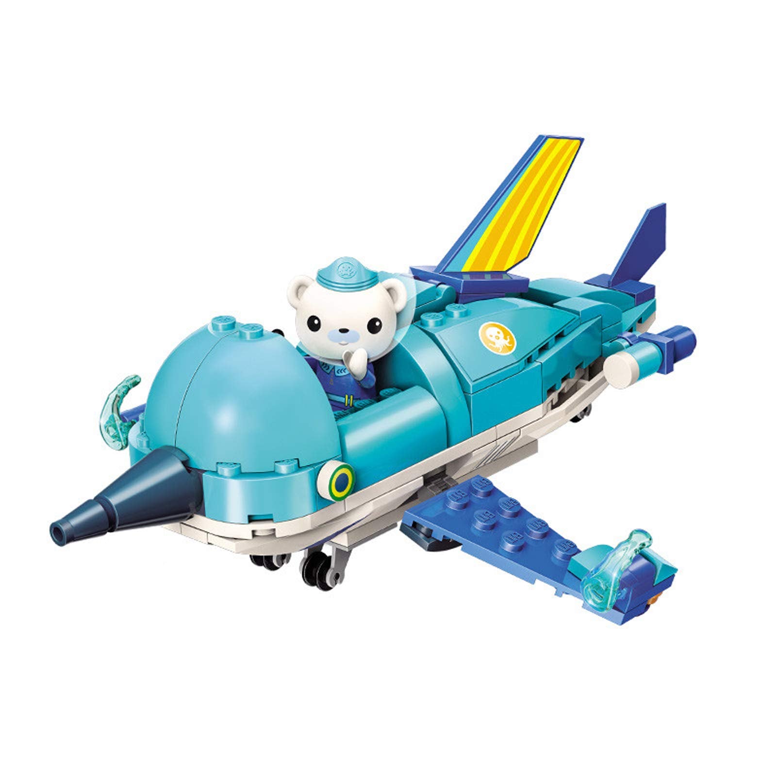 BASEPLATES for Age 6+ Building Block Ocean Adventure Octonauts GUP-R Sailfish Vehicle & Barnacles 116pcs Building Brick Set-No P