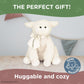 Bearington Baby Blessings Lullaby Musical Lamb White Plush Stuffed Animal, Adorable, Soft And Cuddly, Great Gift For Kids Of All