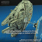 Litko Deluxe Space Fighter Stand | Large Ships Base | Compatible With Star Wars: X-Wing (Pink)