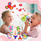 Fun Little Toys 32Pcs Valentines Cards Gift With Fidget Finger Spinner Pop, Valentine'S Day Kids School Classroom Stress Relief