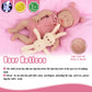 Vollence 12 Inch Sleeping Realistic Silicone Baby Dolls Newborn Realistic Eyes Closed Silicone Babies For Kid Gifts - Girl