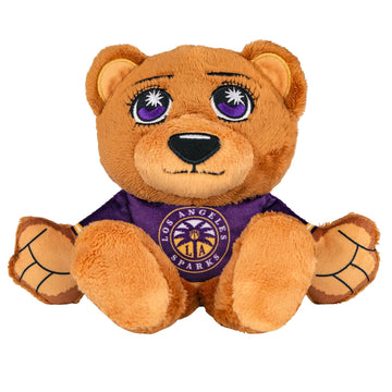 Bleacher Creatures Los Angeles Sparks 8'' Wnba Kuricha Plush Bear - Soft Chibi Plush