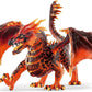 Schleich Eldrador Creatures - Lava Dragon, Eldrador Creatures Red Dragon Toy Figurine With Moveable Wings, For Children Ages 7+
