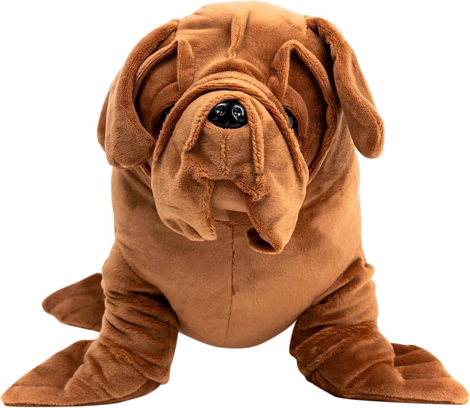 Randimals Sea Lion Plush Stuffed Toy Mastiff Dog Face 15   Soft & Huggable  enhanced Quality Hybrid Animal Friend Encourages Adventure & Imagination