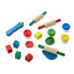 Melissa & Doug Shape, Model, and Mold Clay Set - 4 Tubs of Multi-color Dough - Arts and Crafts for Kids Ages 3+ - Model 165