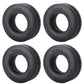 RC-Hub 4pcs Wheels Tires 22mm/25mm Rubber Tires with Foam for 1/14 Tamiya Tractor Truck Trailer RC Crawler Car (25mm)