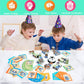 Ladvatkin Wooden Match Puzzle Game 4.0 Popular Board Games For Family Night, Pattern Matching Puzzle Game, Block Match Puzzles B