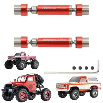 RCAWD for FMS FCX24 1/24 Upgrades CVD Front & Rear Center Drive Shaft, 45-60mm Axle Parts Blue