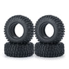 MOHERO 1.0 Crawler Tires Soft Rubber Wheel Tires 4PCS for 1/24 Axial SCX24 90081 AXI00001 AXI00002 AXI00005 AXI00006 RC Crawler 