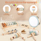 Toddler Musical Instruments, Joyreal Baby Musical Instruments Montessori Wooden Toys For Toddlers 3, Neutral Colors Percussion Instruments Set, Aesthetic Modern Boho Xylophone For Kids Playroom Gifts