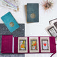 Knana 5Pcs Tarot Card Holder - Velvet Tarot Card Storage Bag, Tarot Bags And Pouches, Tarot Accessories - Moon